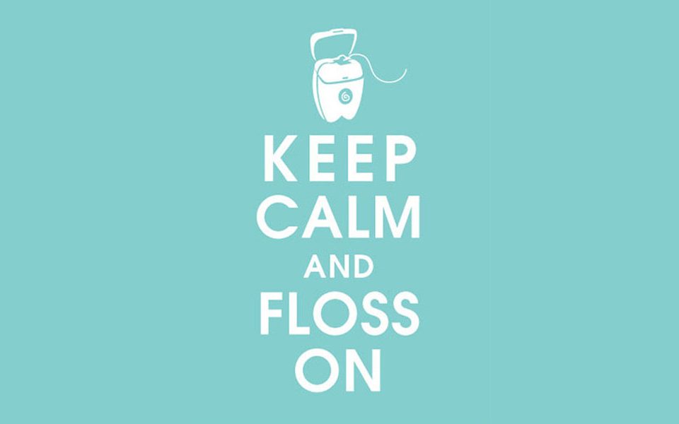 floss on 1