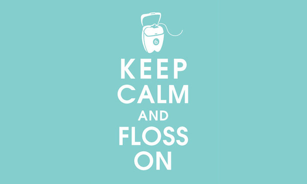 floss on 1